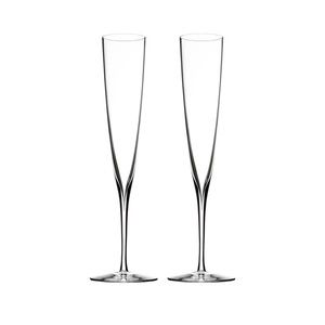 NWT: Waterford Elegance Champagne Trumpet Flute, Pair